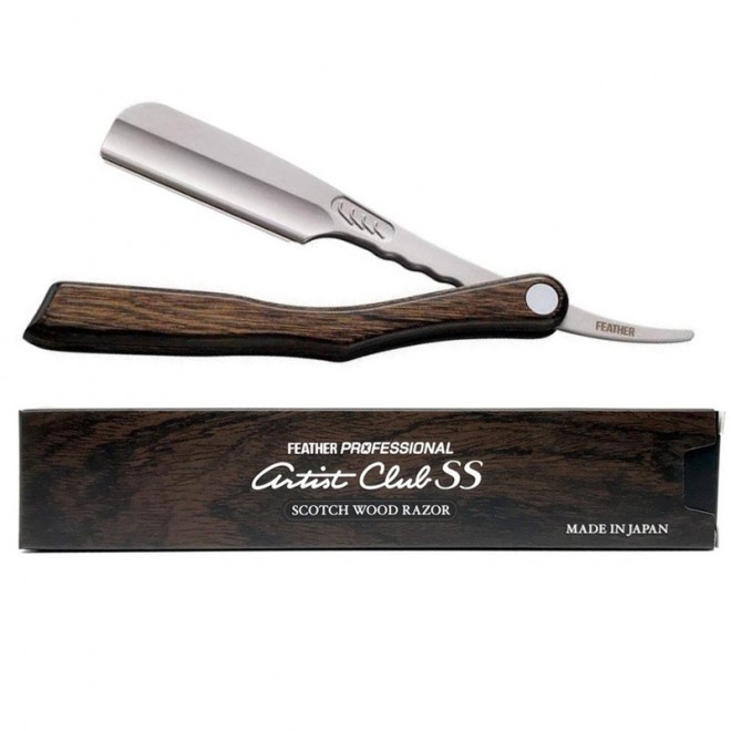 Brzytwa do golenia Feather Artist Club Scotch Wood SS ACS-RSW
