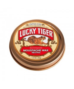 Bezzapachowy wosk do wąsów i brody LUCKY TIGER wax 43 g