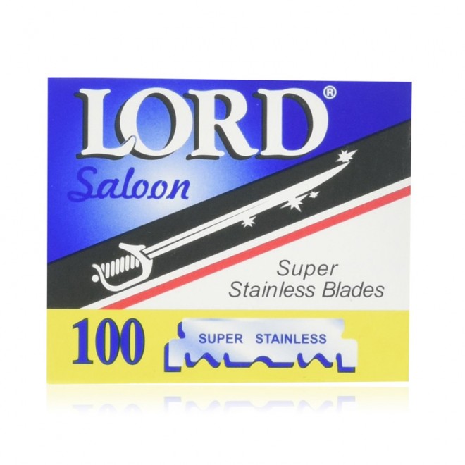Połówki żyletek Lord 100 Single Edge Razor Blades 100 szt