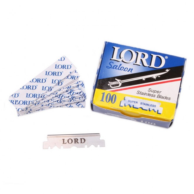 Połówki żyletek Lord 100 Single Edge Razor Blades 100 szt