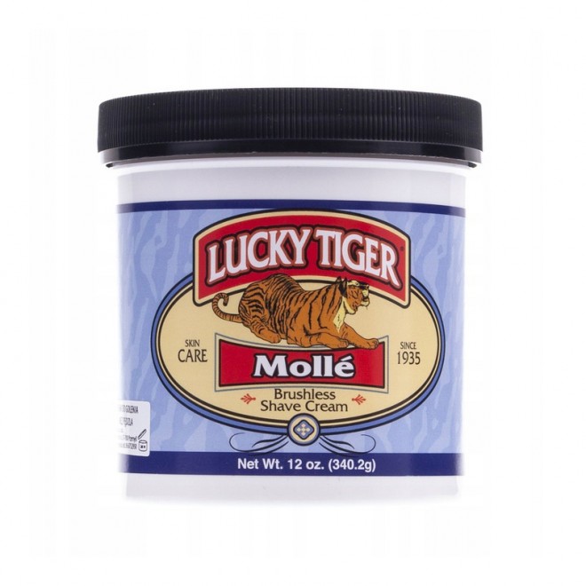 Krem do golenia LUCKY TIGER Molle BEZ PĘDZLA 340g