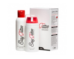 Zestaw do tatuażu Easy Tattoo 100 ml KREMU + 125 ml ŻELU
