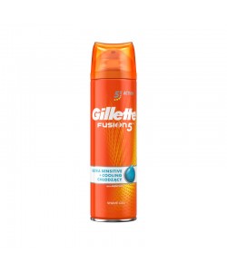 Chłodzący żel do golenia do skóry wrażliwej Gillette Fusion 5 Ultra Sensitive+Cooling, 200 ml
