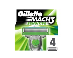 Ostrza do maszynek do golenia Gillette Mach 3 Sensitive 4 szt.