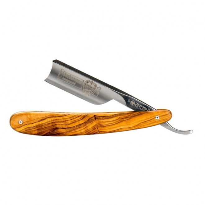 Brzytwa Dovo Barbarossa 305870 Carbon Steel 5/8” Olive Wood