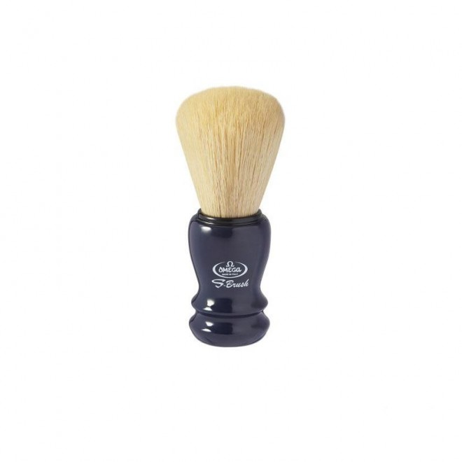 Pędzel do golenia Omega S-Brush S 10108 syntetyczny Niebieski 