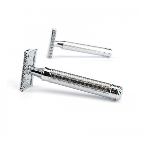 ᐷ Maszynka do golenia na żyletki Muhle R41 Grande Traditional Razor Open  Comb
