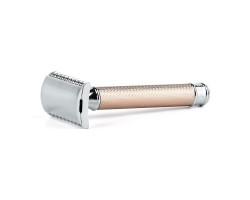Maszynka do golenia na żyletki Muhle R41 Rosegold Traditional Razor Open Comb
