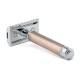 Maszynka do golenia na żyletki Muhle R41 Rosegold Traditional Razor Open Comb