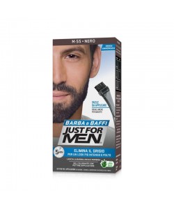 Farba do brody maskująca siwiznę Just For Men Beard Color Black M-55