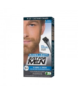 Farba do brody maskująca siwiznę Just For Men Beard Color Light Brown M-25