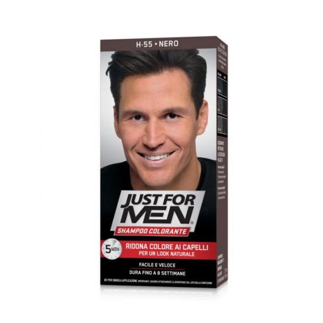 Szampon koloryzujący Just for Men Coloring Shampoo Black H-55