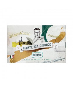 Zestaw kart do gry Proraso Carte Da Giuoco