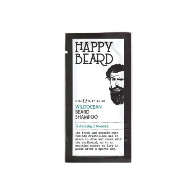 Tester Szamponu Do Brody Happy Beard Wildocean Beard Shampoo 5 ml