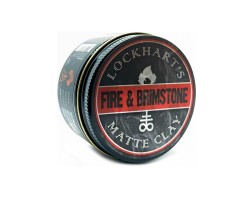Glinka do stylizacji włosów Lockhart's Fire & Brimstone Matte Clay 105 g