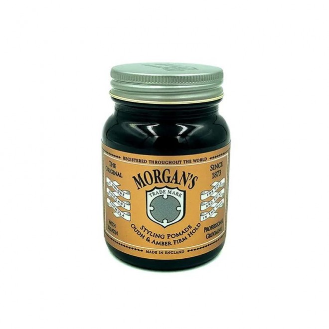Pomada do stylizacji włosów Morgan’s Oudh and Amber Firm Hold Pomade 100 gr