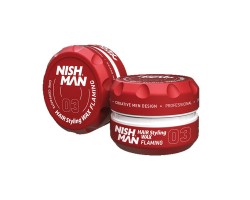 Wosk do stylizacji włosów Nishman Hair Styling Wax 03 Flaming 150 ml