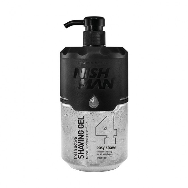 Żel do golenia Nishman Shaving Gel No.4 Fresh Active 1000 ml