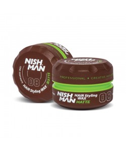 Wosk do stylizacji włosów Nishman Hair Wax 08 Matte 150 ml