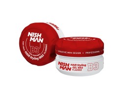 Żelowy wosk do stylizacji włosów Nishman Gel Aqua Wax Flaming B3 150 ml