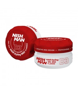 Żelowy wosk do stylizacji włosów Nishman Gel Aqua Wax Flaming B3 150 ml