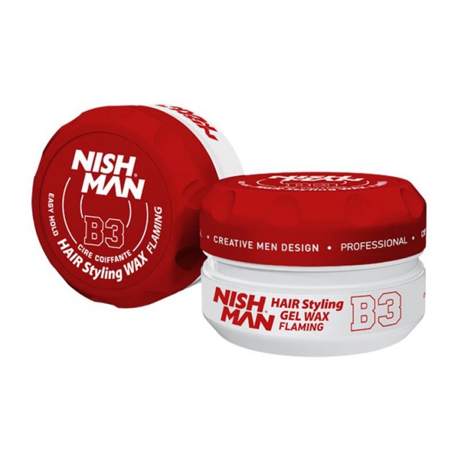 Żelowy wosk do stylizacji włosów Nishman Gel Aqua Wax Flaming B3 150 ml