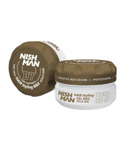 Żelowy wosk do stylizacji włosów Nishman Gel Aqua Wax Gold One B7 150 ml