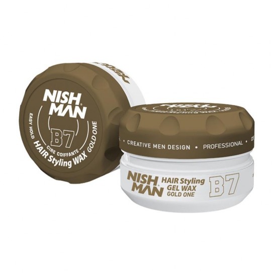 Żelowy wosk do stylizacji włosów Nishman Gel Aqua Wax Gold One B7 150 ml