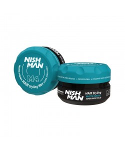 Matowy wosk do stylizacji włosów Nishman Matte Finish Super High Hold Wax M4 100 ml