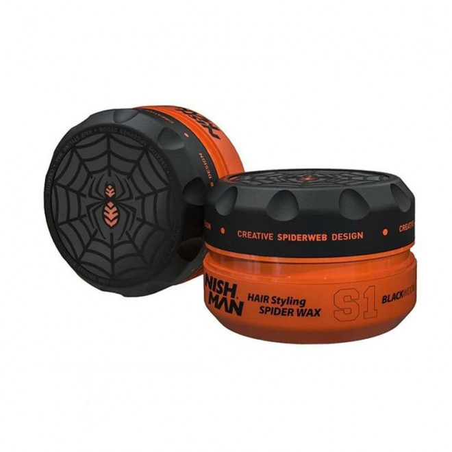 Wosk do stylizacji włosów Nishman Hair Styling Wax S1 Spider (BLACK WIDOW) 150 ml