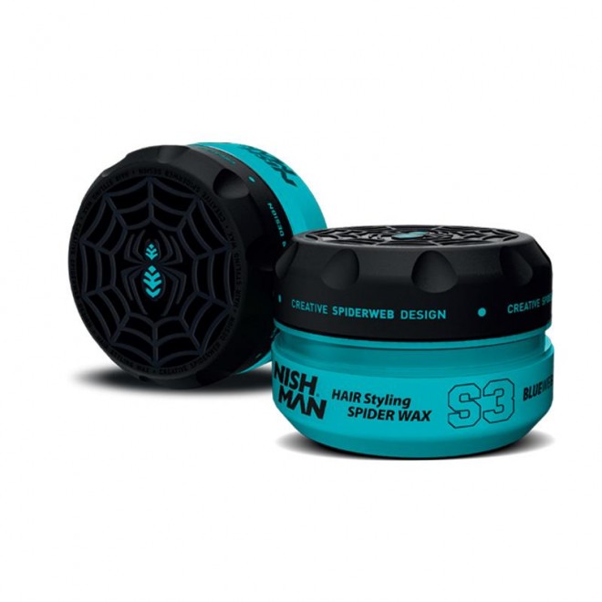 Wosk do stylizacji włosów Nishman Hair Styling Wax S3 Spider (Blue Web) 150 ml