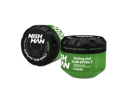 Żel do układania włosów bardzo mocny Nishman Ultra Hold Hair Gel Casual G1 300 ml