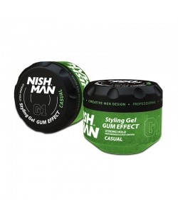 Żel do układania włosów bardzo mocny Nishman Ultra Hold Hair Gel Casual G1 300 ml