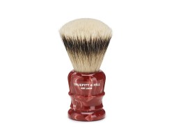 Pędzel do golenia Truefitt & Hill Wellington Faux Red Marble Silvertip Fan Shave Brush