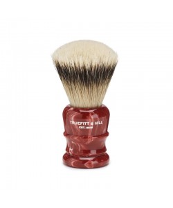 Pędzel do golenia Truefitt & Hill Wellington Faux Red Marble Silvertip Fan Shave Brush