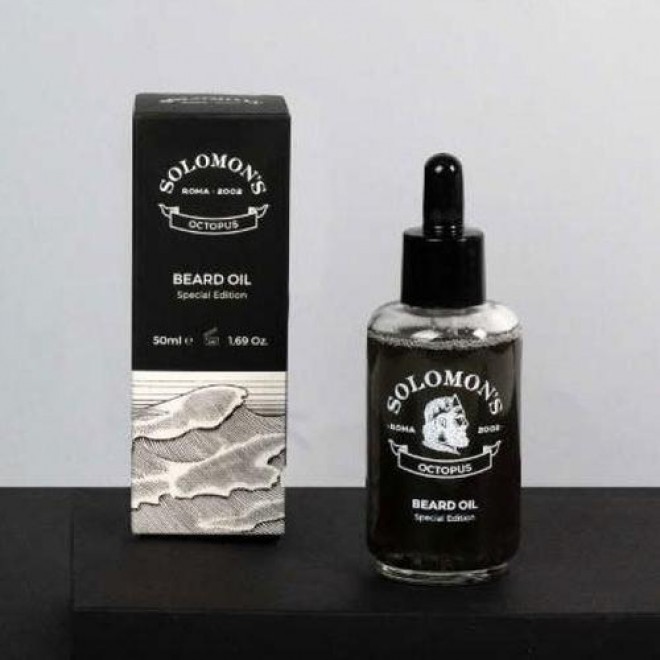 Solomon's Beard Octopus Black Beard Oil Olej Nawilżający 50 ml