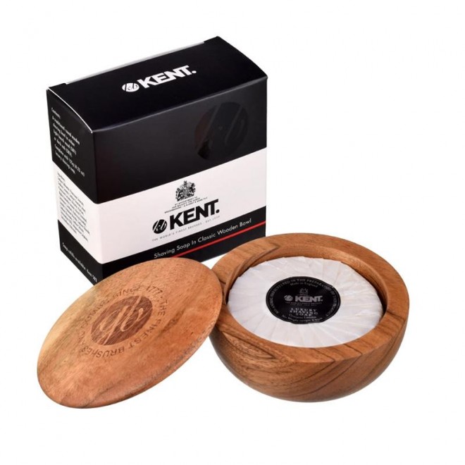 Mydło do golenia w drewnianym tyglu Kent Sb6 120 g