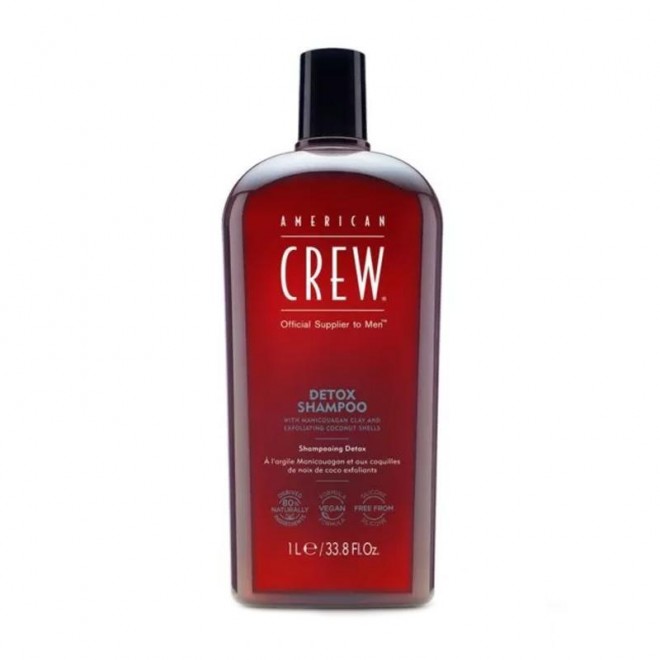 Szampon American Crew Detox Shampoo 1000 ml oczyszczający z peelingiem