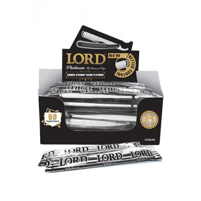 Jednorazowa brzytwa do golenia Lord Platinum Straight Disposable Razor