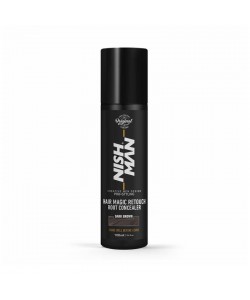 Spray do maskowania siwych włosów Nishman Hair Magic Retouch Root Concealer "Dark Brown" 100 ml