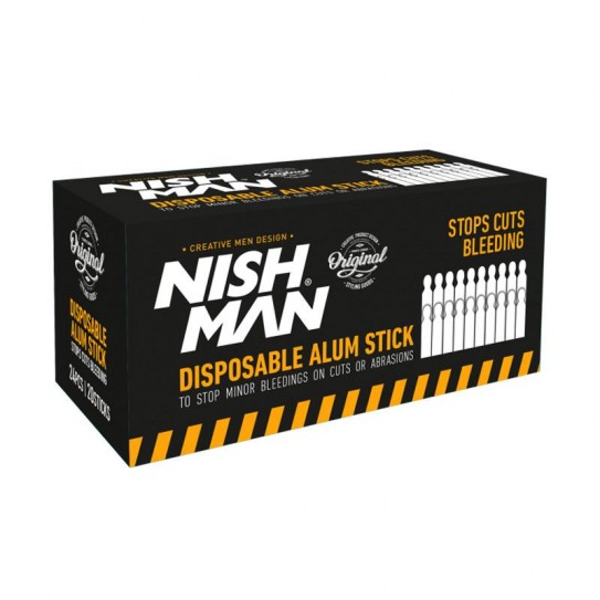 Zestaw patyczków na skaleczenia Nishman Disposable Alum Stick 24 х 20