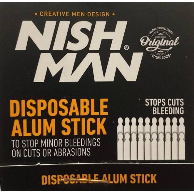 Patyczki na skaleczenia Nishman Disposable Alum Stick 20szt