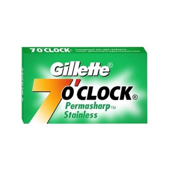 Żyletki Gillette 7 O’Clock Permasharp Stainless 10 szt
