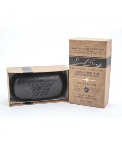 Mydło-scrub Saponificio Varesino Black Vanille Scrub Soap 300 g