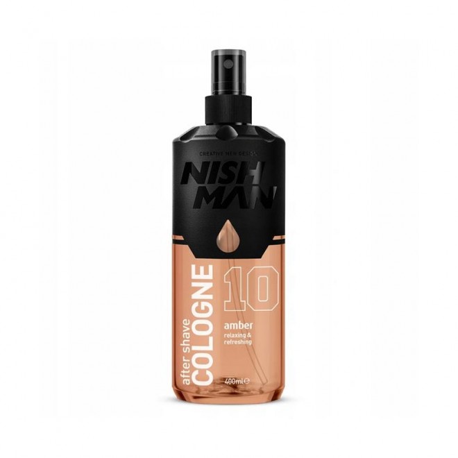 Woda kolońska po goleniu Nishman Amber Cologne No.10 400 ml