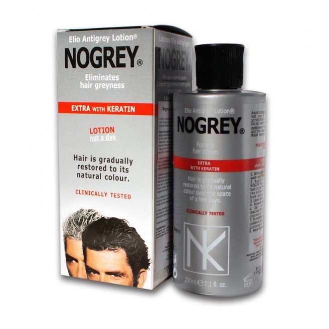 Oryginalny odsiwiacz z keratyną Nogrey Natural Extra Anti-Gray Lotion 200 ml