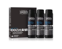 Zestaw koloryzujący do siwych włosów poziom 5 L’Oréal Professionnel Homme Cover 5' Light Brown 3 x 50 ml