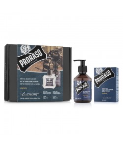 Zestaw do brody Proraso Duo Pack Balm + Shampoo Azur Lime