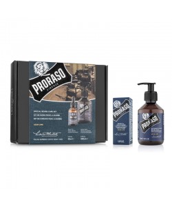 Zestaw do brody Proraso Duo Pack Oil + Shampoo Azur Lime
