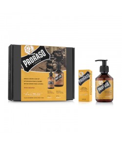 Zestaw do brody Proraso Duo Pack Oil + Shampoo Wood & Spice